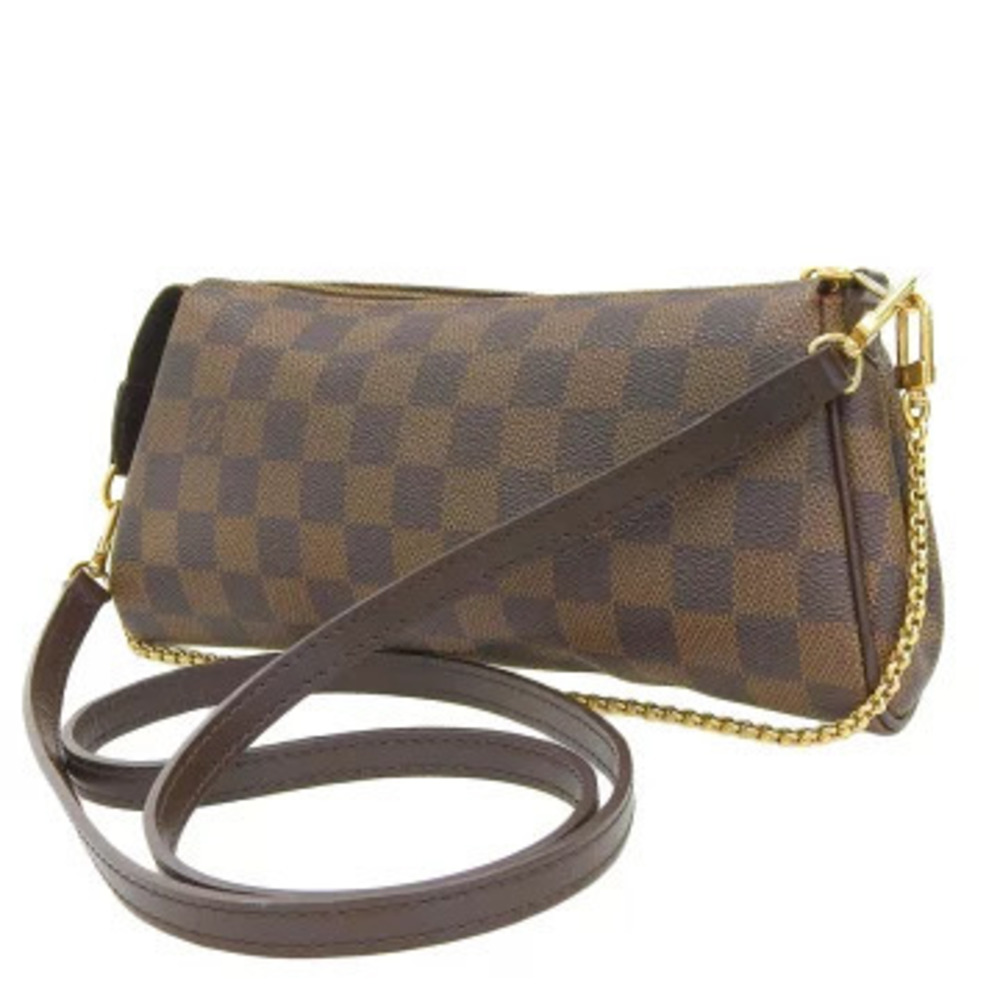 Louis Vuitton Shoulder Bag Eva Ebene Damier